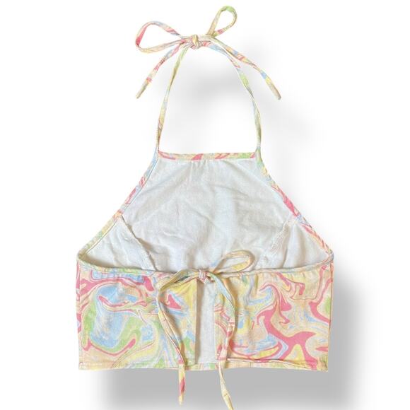 Le Lis Color Me Impressed Halter Top‎ Size S Multicolor Summer - Picture 4 of 6